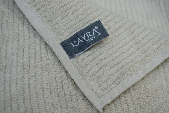 Полотенце махровое ST-1 Kayra 70x140 см. бежевый | Зображення 3