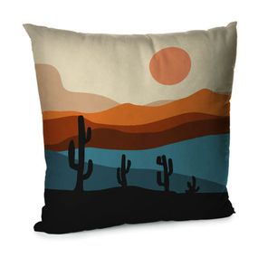 Подушка диванна з оксамиту Жара 45x45 см (45BP_22S007)