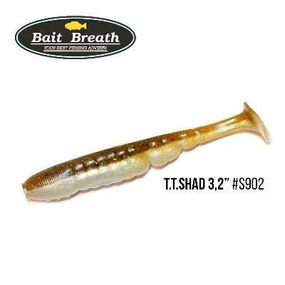 Силиконовая приманка, Съедобный силикон Bait Breath T.T.Shad 3,2" (7 шт) (902 BYS 902　AYU)