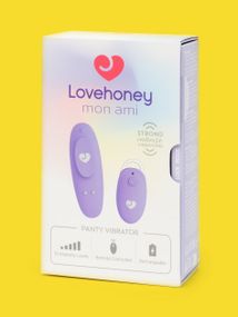Вібратор в трусики з пультом Lovehoney Mon Ami Panty Vibrator для клітора, бузковий Sex Aura