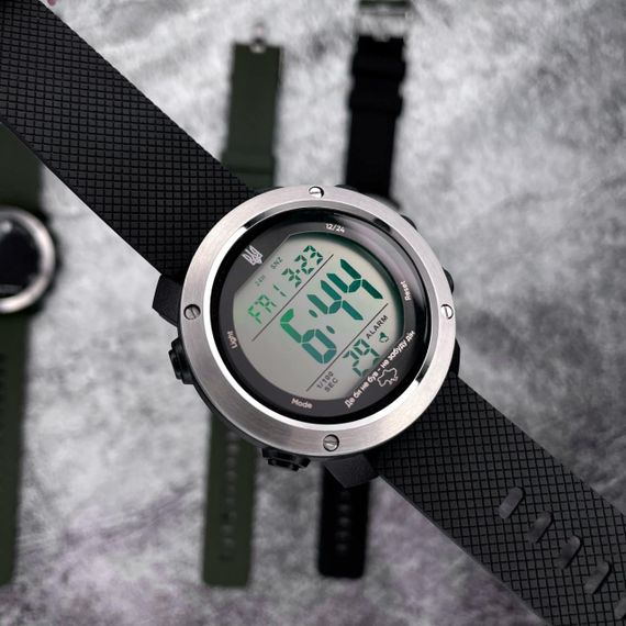 Годинник наручний Awarder 033 Де би не був Black-Silver-Black | Зображення 5