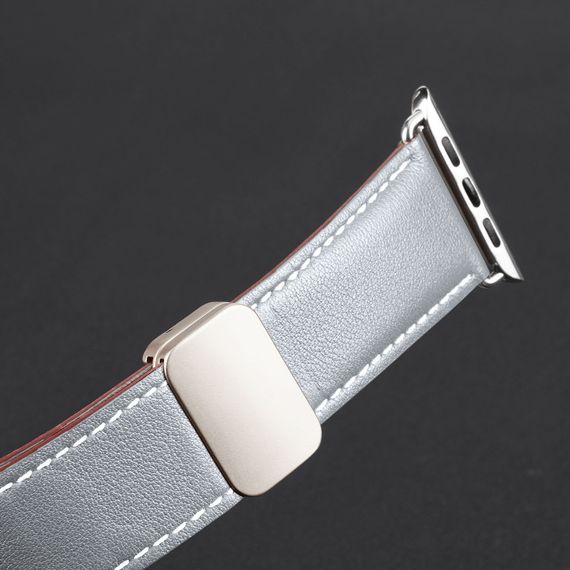 Ремешок Dux Ducis Genuine Leather для Apple Watch 42(ser.1-3)/44/45/46/49mm Grey | Зображення 3