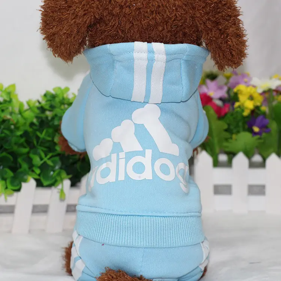 Костюм спортивный для собак Adidog Голубой размер XL | Зображення 1