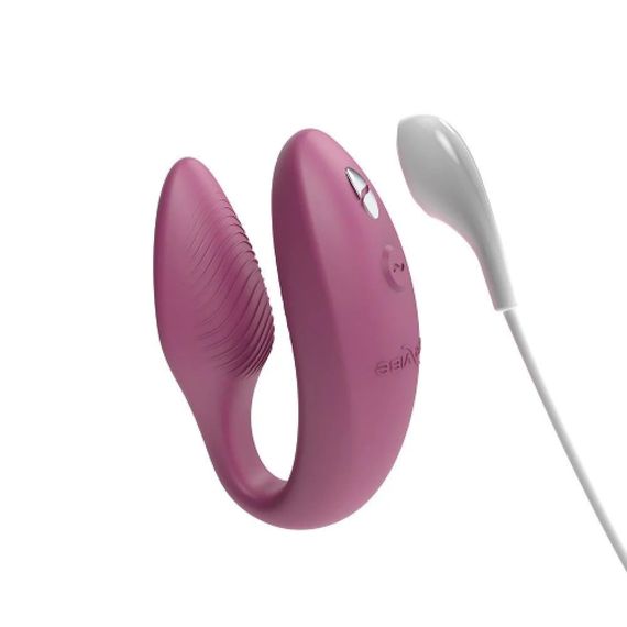 Інноваційний смарт вібратор We Vibe Sync 2 Rose для пари, рожевий Sex Aura | Зображення 3