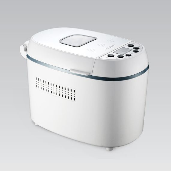 Хлібопічка Maestro MR-751 White, 870 Вт, 12 програм, таймер і антипригарна форма