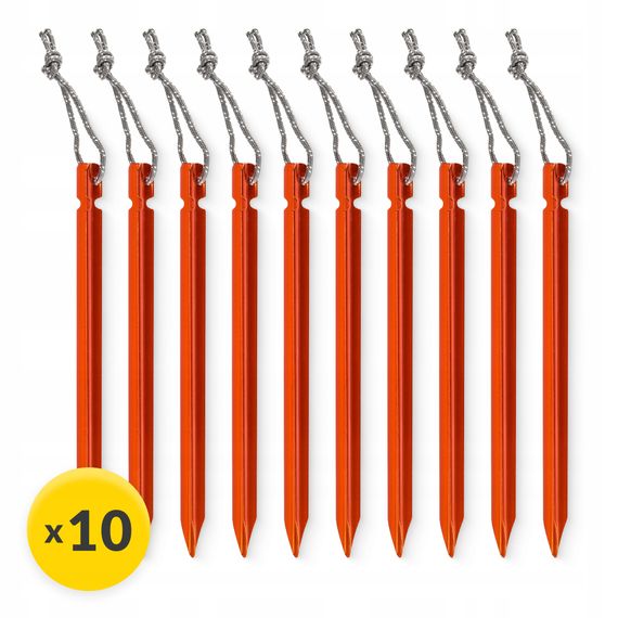 Набір кілочків для намету Mountain Goat алюмінієві 15 см, Y-подібні 10 шт (P-5905973406888)