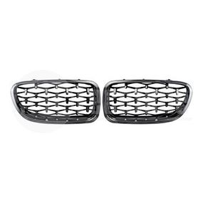 Решетки радиатора компл. BMW 5 F10/F11 10-14 (хром/хром/чёрн. Diamond), AutoTechteile, 708 5128, 51137203 649