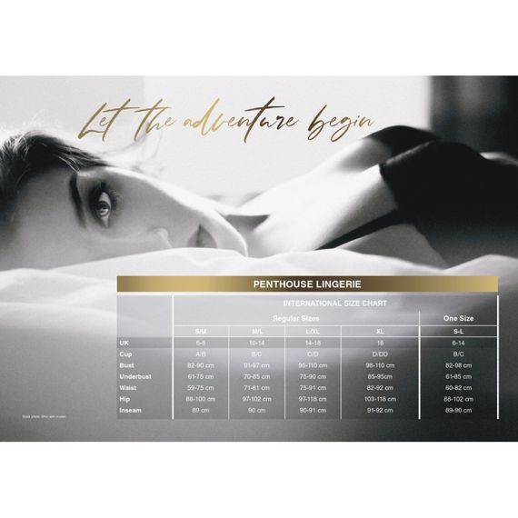 Мереживний пеньюар Penthouse Casual seduction white (M/L) | Зображення 2