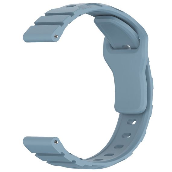 Силіконовий ремінець Defense для Smart Watch 20mm Light Blue | Зображення 2