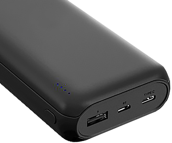 Універсальна мобільна батарея (УМБ) повербанк Power Bank Dexim DX382 PD DCA0050 20000 mAh чорна (DX382_1161) | Зображення 4
