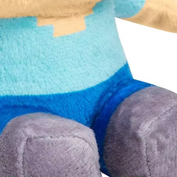 М'яка іграшка з гри Minecraft Стів, що сидить 24 см, іграшка для любителів Майнкрафта | Зображення 6