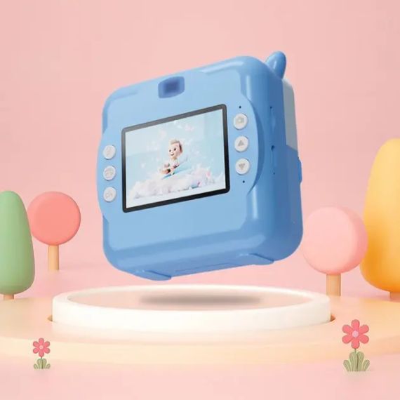 Детская фотокамера D2 с передней камерой, функцией печати, поддержкой карты памяти и MP3 | Зображення 9