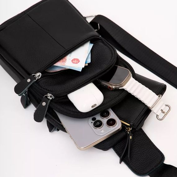 Чоловіча плечова сумка слінг, Сумки слінг чоловічі крос боді, Чоловіча сумка через плече нагрудна SJ-94 | Зображення 1