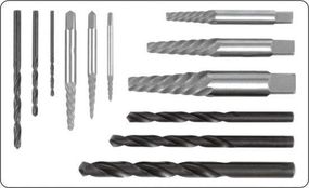 Экстракторы сломанных болтов метчики M3-M24 12 штук YATO YT-0591