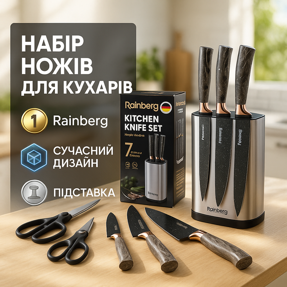 Набор ножей для новой кухни, Кухонный нож универсальный, Набор кухонных ножей премиум WI-80