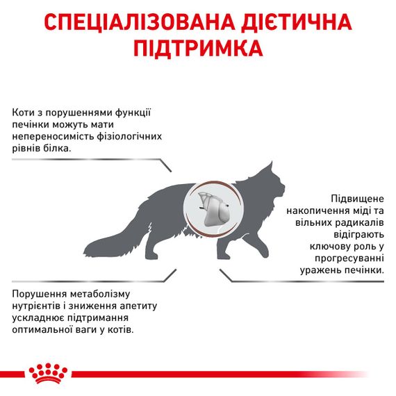 Сухий корм для котів із проблемами печінки Royal Canin Hepatic Feline, 4 кг | Зображення 1