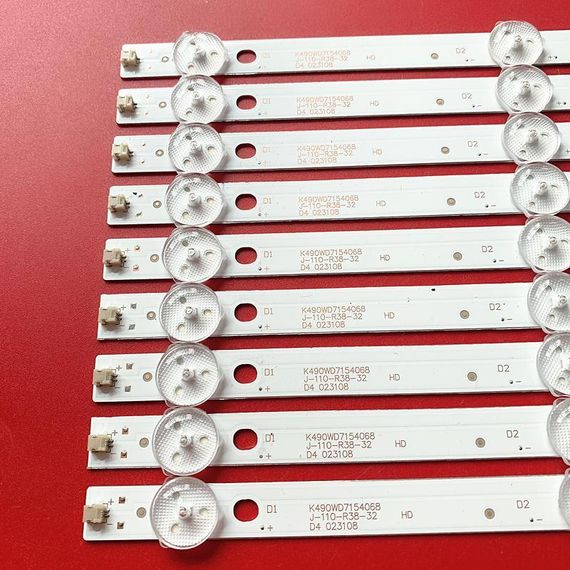 LED підсвітка TV 49" 4708-K490WD-A2213K01 K490WD7 LE49D88UD LE49D8800 UD49H18 49PFL3445/T3 49PUF6050 12шт. | Зображення 2