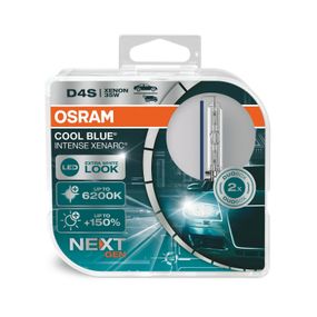 Комплект ксеноновых ламп Osram D4S 35W P32D-5 Cool Blue Intense Next Gen +150% 1 пара (66440CBN-HCB)