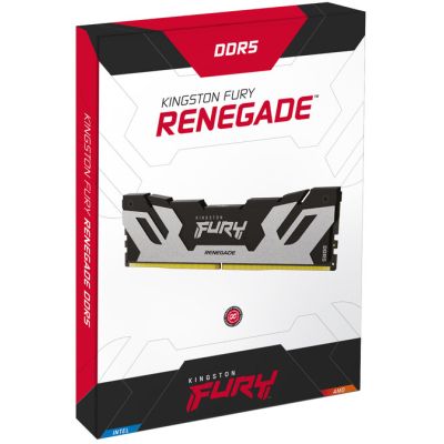 Модуль памяти для компьютера DDR5 96GB (2x48GB) 6000 MHz Renegade Silver XMP Kingston Fury (ex.HyperX) (KF560C32RSK2-96) | Зображення 6