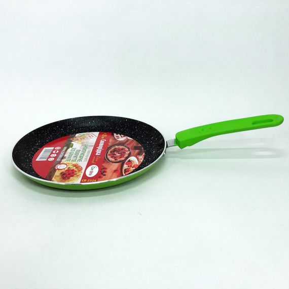 Сковорідка для млинців 23 см Con Brio СВ-2324 Eco Granite. GJ-705 Колір: зелений | Зображення 9