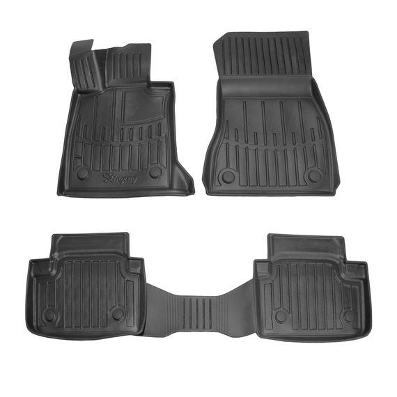 Резиновые коврики Stingray 3D (для G60/61, 5 шт) для BMW 5/i5 серия G60/60E/61 2023- гг