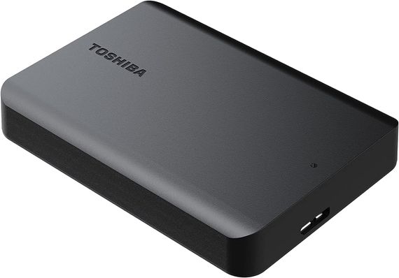 Портативний жорсткий диск Toshiba 4TB USB 3.2 Gen 1 Canvio Basics 2022 Black (HDTB540EK3CA) | Зображення 1