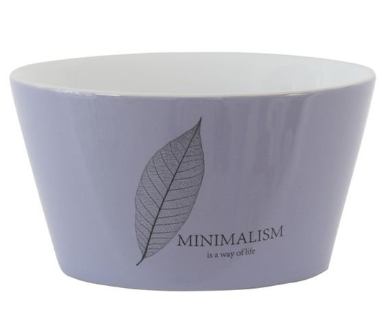Салатник Limited Edition Minimalism HTK-019 480 мл фіолетовий