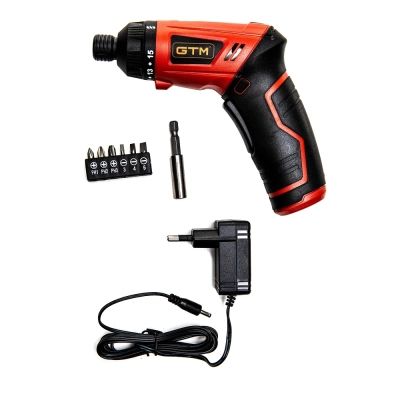 Отвертка аккумуляторная GTM SD3,6/5, 3,6В, 1,3Ah, 5Нм, 0-210об/мин. (SD3,6/5) | Зображення 3