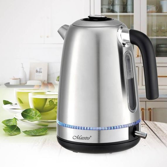 Електрочайник з нержавіючої сталі Maestro MR-050, 1.7 л, 2200 Вт | Зображення 1