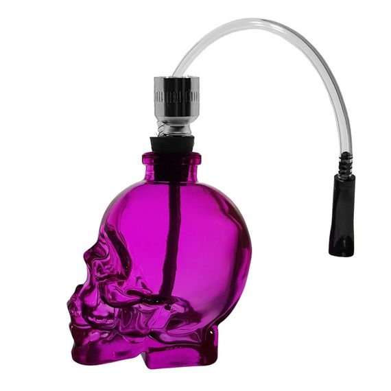 Скляний Баблер Трубка "Skull XL Red" | Зображення 1