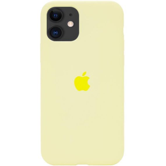 Чохол Silicone Case Full Protective (AA) для Apple iPhone 11 (6.1") Жовтий / Mellow Yellow