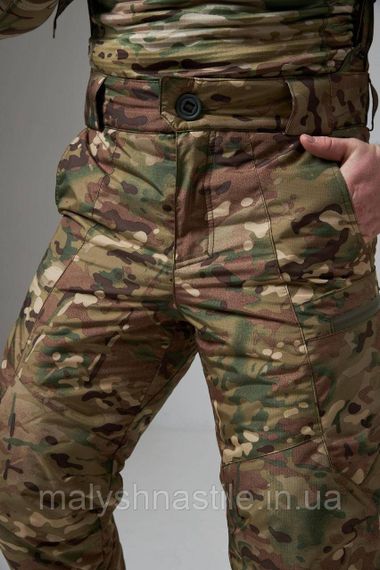 Тактичні зимові штани на підтяжках "Tactical WinterGuard Pro-X" мультикам | Зображення 2