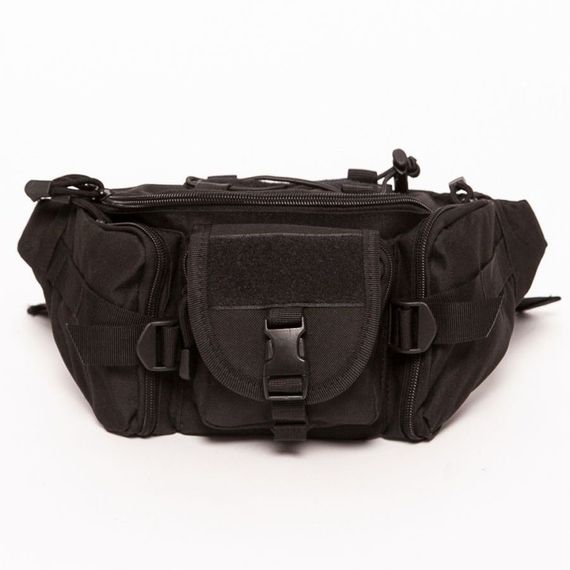 Нагрудна сумка тактична | Чорна чоловіча сумка нагрудна тактична | KA-782 Сумка ЗСУ | Зображення 6