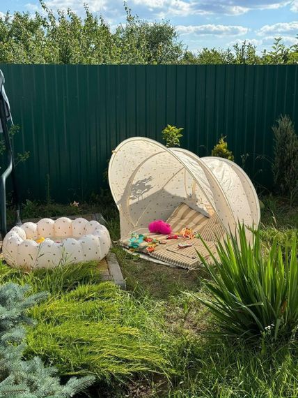 Дитяча пляжна палатка з двома матрасами Принт Лимон | Зображення 8