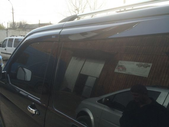 Вітровики (4 шт., Sunplex Sport) для Volkswagen T5 Caravelle 2004-2010 років | Зображення 4