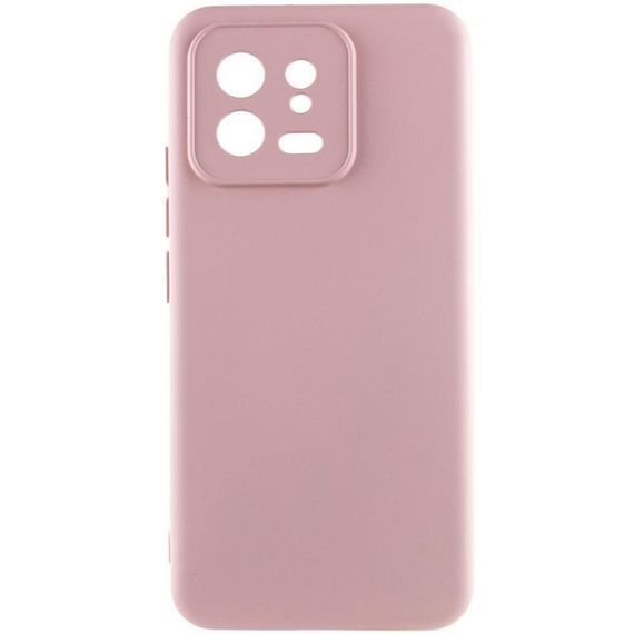 Чохол TPU GETMAN Liquid Silk Full Camera для Xiaomi 13 Pro Рожевий / Pink Sand