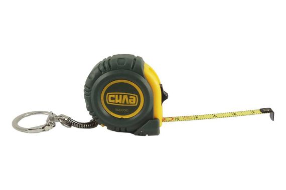 Рулетка брелок 1м (6мм) СИЛА
