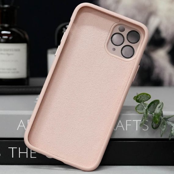 Чохол TPU+Glass Sapphire Midnight with MagSafe для Apple iPhone 12 Pro Max (6.7") Рожевий / Pink Sand | Зображення 2