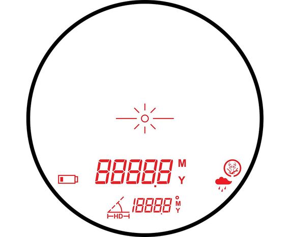 Далекомір з лазером Hawke Endurance OLED 6x21 1500м  лазерний Далекомір з лазером Тактичний далекомір | Зображення 3