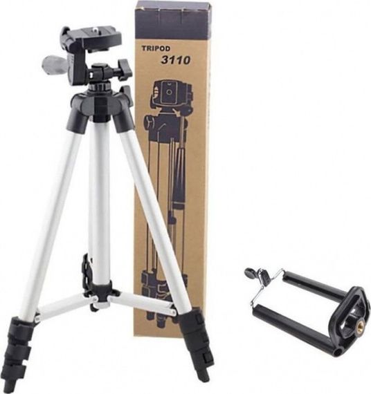 Штатив для камеры и телефона 3110 Тринога для фотоаппарата Трипод Tripod | Зображення 2