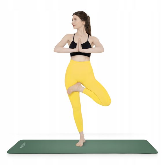 Килимок (мат) спортивний 4FIZJO NBR 180 x 60 x 1 см для йоги та фітнесу Navy Green (P-5905973406680) | Зображення 6