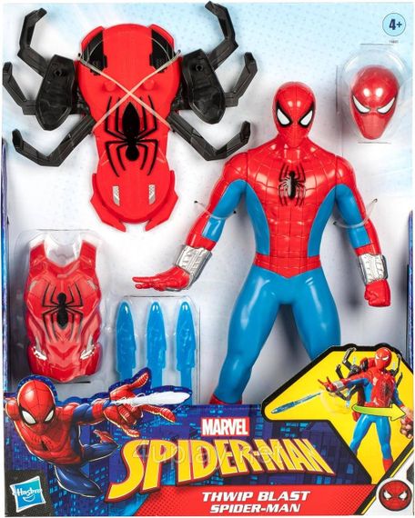 Фігурка Людина Павук Вибуховий Удар із аксесуарами Hasbro Marvel Spider Man Thwip Blast | Зображення 1