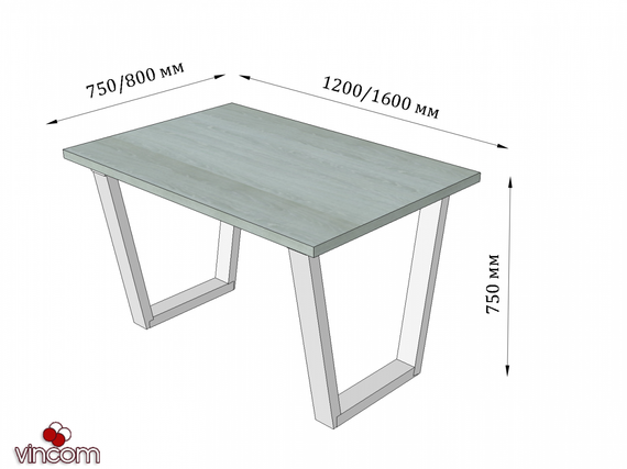 Стол обеденный Metall-Design Бинго 7501200750 | Зображення 3