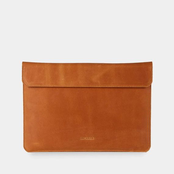 Чохол для ноутбука вінтажний Incarne Klouz MacBook Pro 13" 2016-2025 klouz-cognac-vintage-pro-13 коньяк