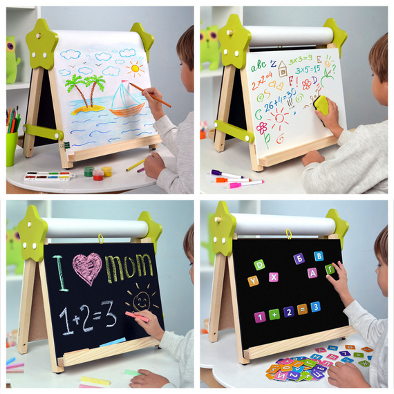 Мольберт дитячий настільний Двосторонній "5 в 1" Lumik LMA5N | Зображення 8