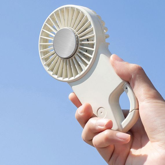 Портативний вентилятор SQT-BF2 з карабіном 1800mAh White | Зображення 5