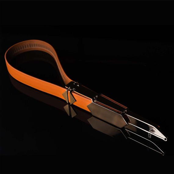 Регульована шльопалка LOCKINK Adjustable Slapper for Impact Play, коричнева, натуральна шкіра | Зображення 1