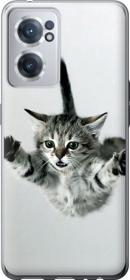 Чехол на OnePlus Nord CE 2 Летящий котёнок "2322u-2589-17620"