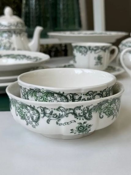 Салатник Olens Гревелінген 8030-518 14.5х5.5 см 500 мл зелений | Зображення 2