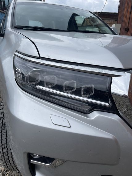 Передняя оптика Lexus-design 4-LED (2017-2024, 2 шт) для Toyota Land Cruiser Prado 150 | Зображення 1
